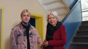 Alexander Höller mit der Leiterin der Akademie der Stiftung Bauhaus Regina Bittner in Dessau am Meisterhaus von Paul Klee und Wassily Kandinsky.