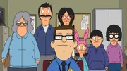 Hinten, l-r: Gloria, Bob, Linda, Louise, Gene, Tina