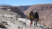 Joe Teti and Cody Lundin near canyon.
