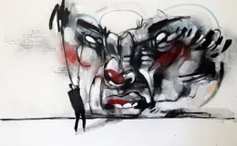 Ein Kunstwerk von Anothy Lister zur Street Faces Exhibition 2011.