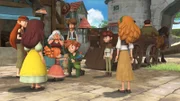 Robin Hood und seine Freunde sammeln im Dorf Spenden für Waisenkinder. Ein Mädchen schenkt ihm für die Waisenkinder sein liebstes Kuscheltier.