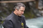 Dustin Hurt in a dive suit.