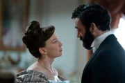 l-r: Bertha Russell (Carrie Coon), George Russell (Morgan Spector)