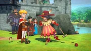 Der verkleidete Robin Hood schlägt Prinz John ein Krocketspiel vor. Der Sieger entscheidet darüber, ob der neue Krocketplatz gebaut wird oder nicht.