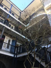 Exterior view of a staircase in New Orleans. As seen on Travel Channel's Portals To Hell.