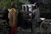l-r: Seymour Ellis (Jyuddah Jaymes), John Ellis (Nicholas Pinnock)