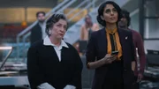 l-r; Wes (Caroline Quentin), Archie (Anjli Mohindra)