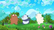 v.li.: Baby Grizz, Baby Panda, Baby Ice Bear