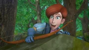 Clarence möchte auch gerne ein Held werden. So wie sein Vorbild, Robin Hood.