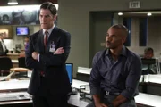 THOMAS GIBSON as Aaron Hotchner SHEMAR MOORE as Derek Morgan.