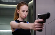 THE ARK -- “The Painful Way” Episode 109 -- Pictured: Samantha Glassner as Kelly Fowler -- (Photo by: Aleksandar Letic/Ark TV Holdings, Inc./SYFY)