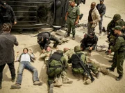 "To Live And Die In Mexico" -- Pictured: Daniela Ruah (Special Agent Kensi Blye), Chris O'Donnell (Special Agent G. Callen) and LL COOL J (Special Agent Sam Hanna). Gravely injured and unable to communicate to the team in Los Angeles, Callen, Sam and Kensi, with an unconscious Deeks in tow, search for help and a way home during their off-the-books mission in Mexico.