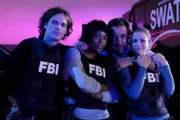 CRIMINAL MINDS - "The Storm" - The BAU is shocked when SWAT apprehends Hotch (Thomas Gibson) and accuses him of conspiracy. As the team scrambles to prove his innocence, they suspect a larger plot is on the horizon, on CRIMINAL MINDS, Wednesday May 4, 9:00-10:00.  (ABC Studios/Darren Michaels) MATTHEW GRAY GUBLER, AISHA TYLER, JOE MANTEGNA, A.J. COOK
