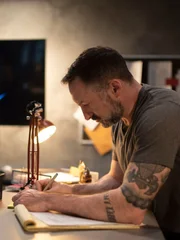 Myke Cole in the Command Center.