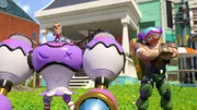 Bobbie Blobby und Käpt’n Charge tauschen unfreiwillig ihre Körper…