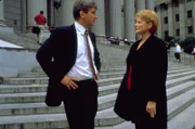 L-R: Nora Lewin (Dianne Wiest), Jack McCoy (Sam Waterston)