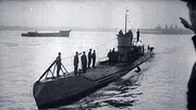 Deutsches U-Boot im Zweiten Weltkrieg.