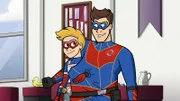 L-R: Henry / Kid Danger, Ray / Captain Man