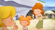 Tara, Kori und Tib überlisten Aron, um eine heilende Tinktur für den verletzten Tumtum zu besorgen.