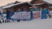 Klimaaktivisten in Garmisch-Partenkirchen: Protest gegen Stromverschwendung und Massentourismus.