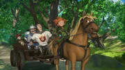 Der Sheriff hat Lubin gefangen genommen. Robin Hood glaubt an dessen Unschuld und befreit ihn.