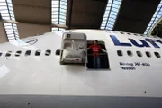 Willi in der Lufthansa Werft Frankfurt.