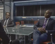 Jason Bull (Michael Weatherly, l.); Chunk Palmer (Christopher Jackson, r.)
