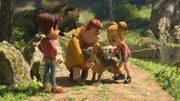 Hase, Samson und Marie ist der entlaufende Hund Oscar zufällig über den Weg gelaufen.
