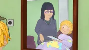 Conni gefällt ihr neuer Haarschnitt.