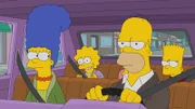 (v.l.n.r.) Marge, Lisa, Homer und Bart besuchen eine Wissenschaftsausstellung und erleben einige Überraschungen ...