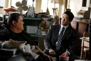 L-R: Jon Jon (Atticus Todd), Kimball Cho (Tim Kang).