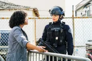 on right: Christina 'Chris' Alonso (Lina Esco)