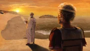 Ein computergeneriertes Bild zeigt Alexander den Großen, wie er Homer im Traum sieht. Archäologen erforschen Leben und Tod in Ägyptens verlorener Megastadt Alexandria und entdecken den Zusammenstoß zweier Supermächte der antiken Welt.