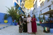 Hanane Moudiane und ihre Hadra-Gesangskolleginnen