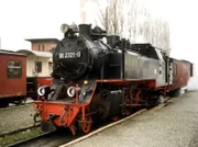 Dampflok der "Mecklenburger Bäderbahn" genannt Molli. Sie befährt die einzige 900 mm Schmalspurstrecke Deutschlands.