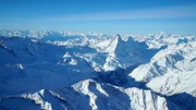 Alpenpanorama im Winter