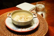 Eine heiße Schüssel Sancocho, serviert im Restaurant „Maito“.