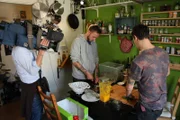 Dreharbeiten für die Miniserie „Gründerköpfe“