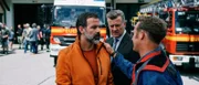 Res Wolfensberger (Beat Marti, links), Breitsamer (Marcus Mittermeier, Mitte) und Erhardt (Maximilian Brückner) im Krisengespräch.