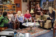 Auf sie wartet eine spannende Zeit: Raj, Howard, Bernadette, Sheldon, Amy, Leonard und Penny.