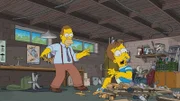 Grampa (l.); Homer (r.)