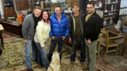 Foto, v.li.n.re.: Steffen und Sabine, Mauro Corradino, Ludwig und Peter