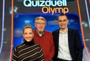 Quizduell-Olymp: Marie-Louise Finck (l.), Prof. Eckhard Freise (M.) und Thorsten Zirkel (r.)