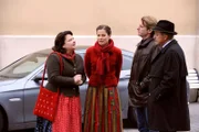 Monika Vogl (Christine Reimer), Annalena Brunner (Heidrun Gärtner), Sebastian Wildner (Herbert Ulrich) und Bürgermeister Schattenhofer (Werner Rom).