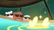 v.li.: Baby Ice Bear, Baby Grizz, Baby Panda, Axel