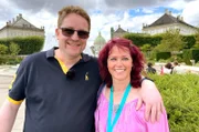 Die "Grand Lady" in Kopenhagen in Dänemark. Die Passagiere Andy Spang und Kirsten von Nida.