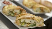 Spinach Dip Calzone as Served at Renee's Organic Oven in Indian Ridge, Arizona as seen on Food Network's Diners, Drive-Ins and Dives episode 2805.