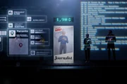Visuelle Darstellung von «Real Time Bidding», dem Online-Auktionssystem, das in der digitalen Werbung eingesetzt wird.