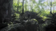Hazen Audel, als er eine riesige Höhle betritt.