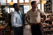L-R: Montrose Freeman (Michael Kenneth Williams), Atticus Black (Jonathan Majors)